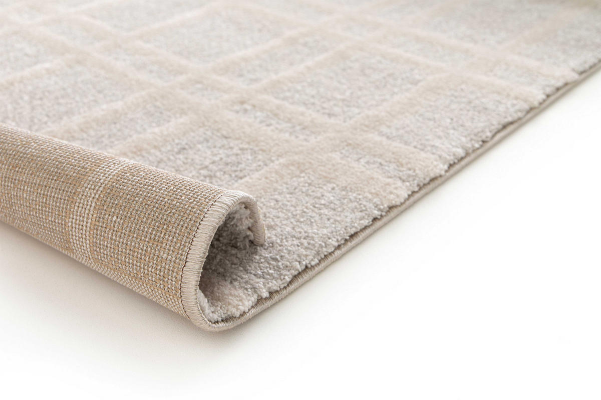 WEBTEPPICH Cremefarben Caledonia 80/150 cm - Creme, Naturmaterialien/Textil (80/150cm) - Atticgo