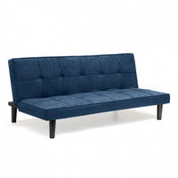 2-SITZER Sofabett Giada - Blau - Blau, Textil (179/76/91cm) - Pasmara