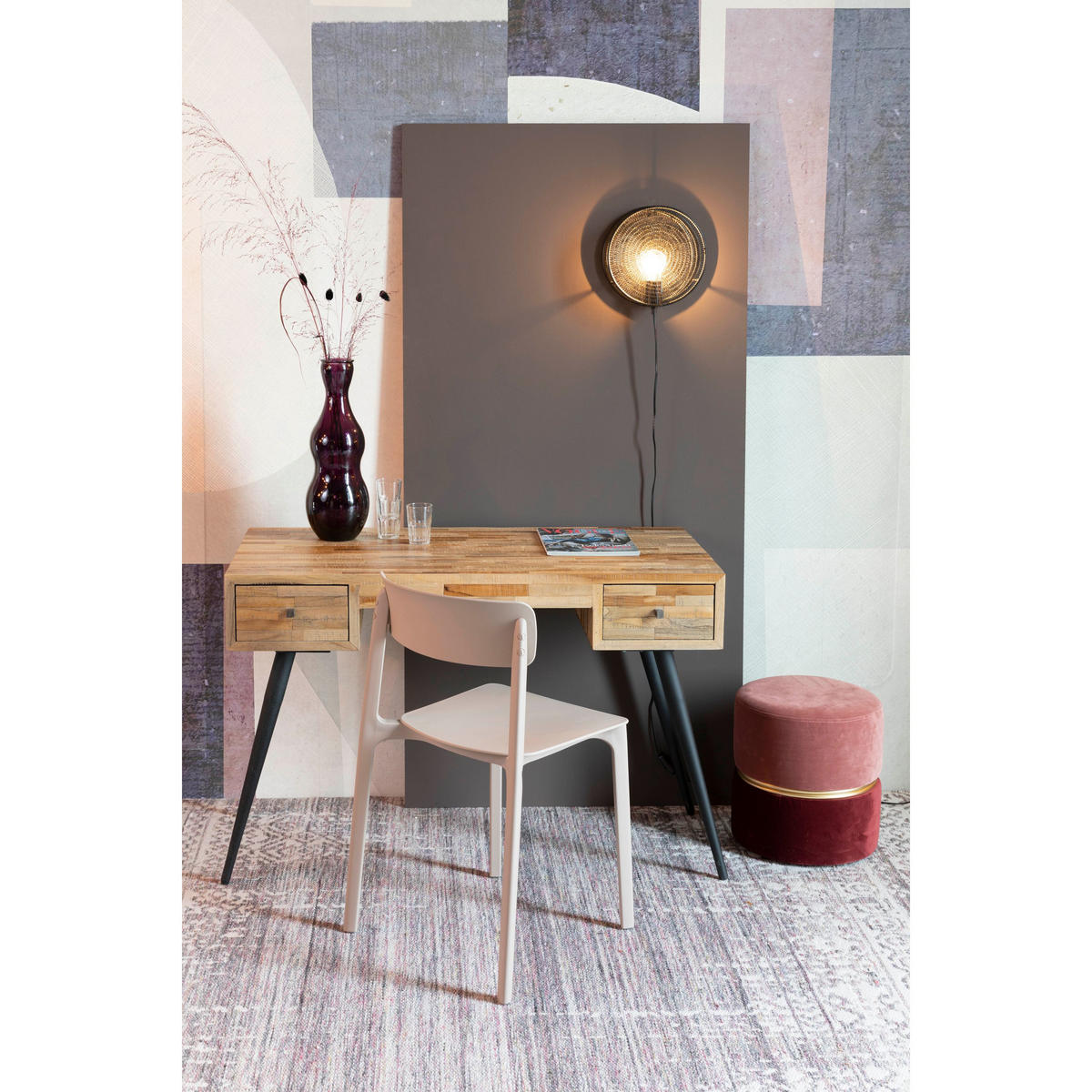 GARTENSTUHL Clive Hellbraun - 4 er Set - Braun, Kunststoff (48/79/47cm) - Housecraft Living