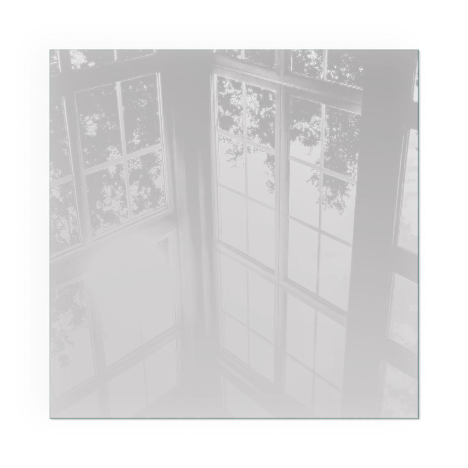 GLASPLATTE für Kamin 60x60 cm - Grau, Glas (60/60/0.4cm) - TULUP