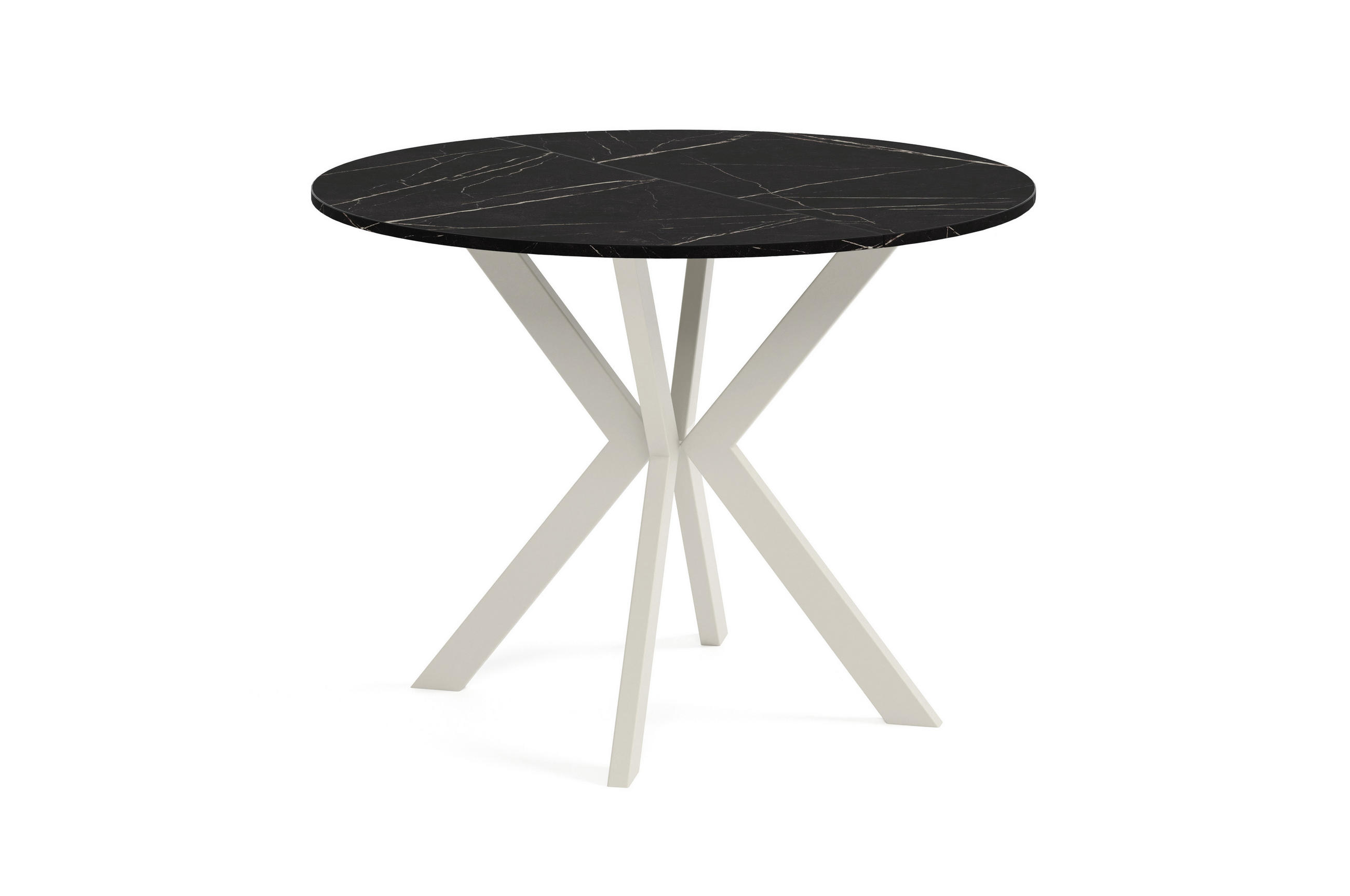 ESSTISCH EVO - Kaschmir/Multicolor, Holzwerkstoff/Metall (90/90/76cm) - Meblini