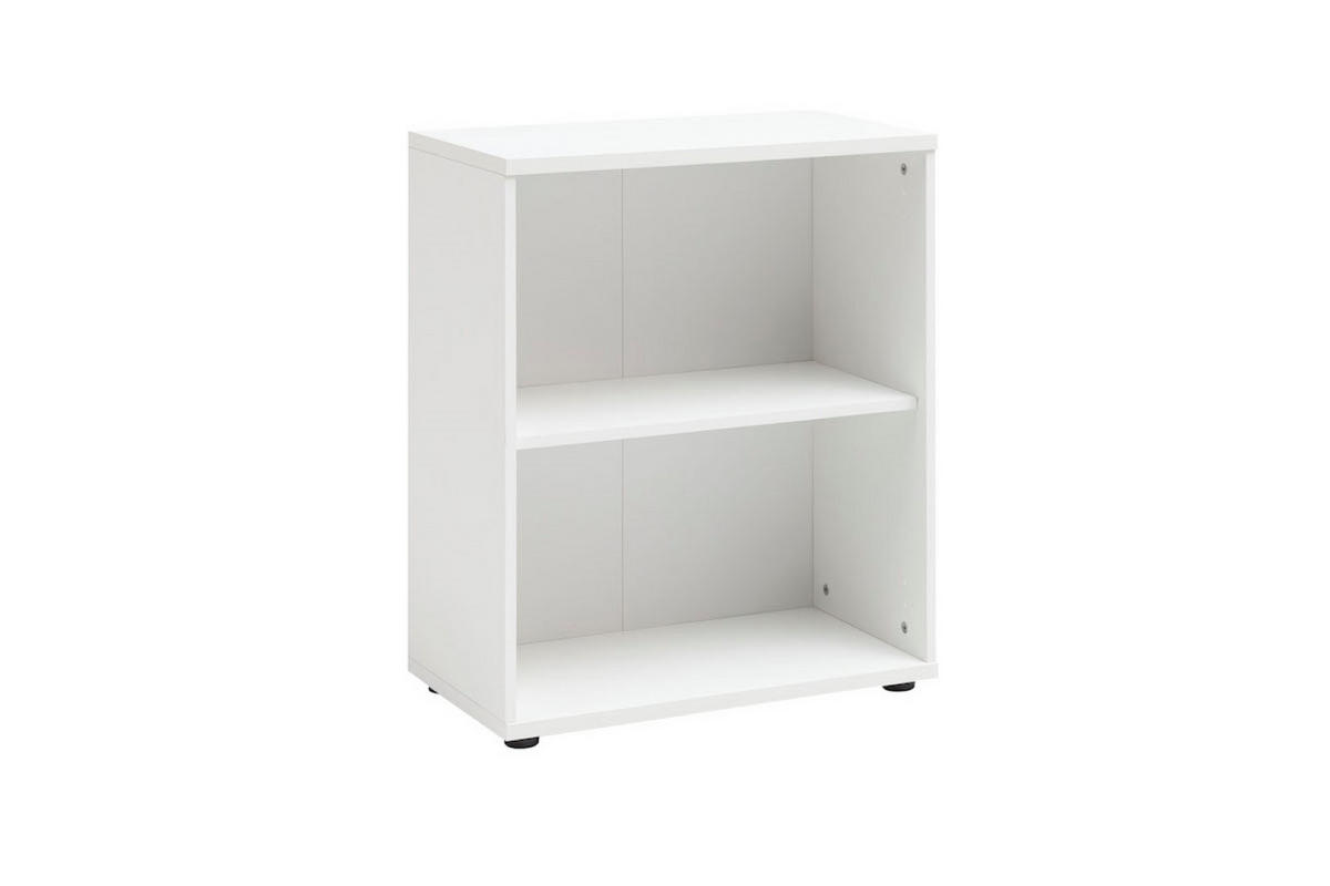 AKTENREGAL TigerSmall 77x65x34 cm 2 Fächern Weiß - Weiß, Holz (65/77/34cm) - PROREGAL