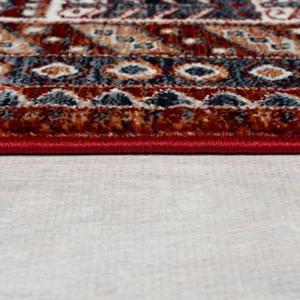 TEPPICH Traditionell-Design, mit Fransen KELVIN, Rot 200x304 cm - Rot, Textil (200/304cm) - KADIMA DESIGN