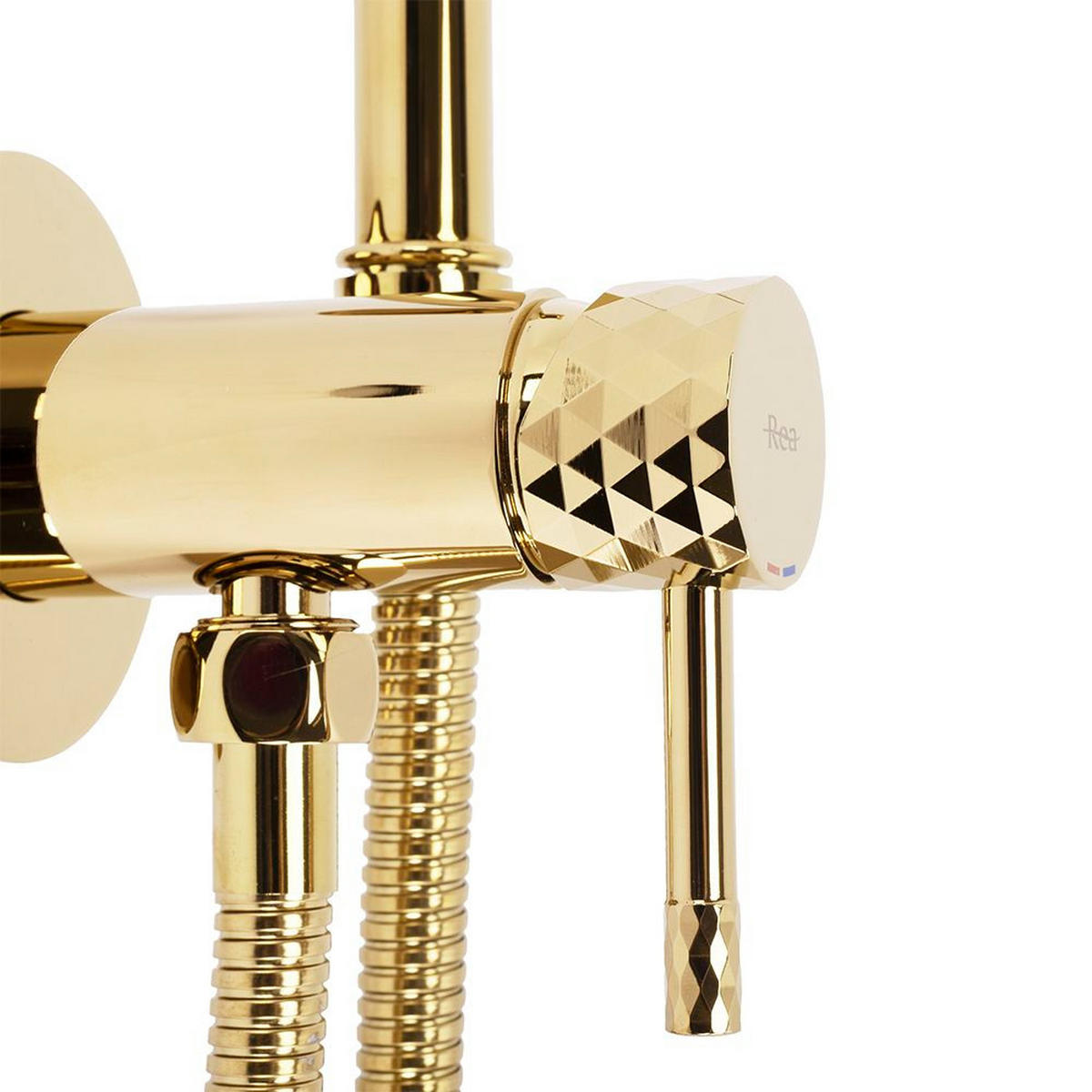 BIDETARMATUR Rea Lungo Loop Diamond Gold - Goldfarben, Metall (5/11/5cm) - REA