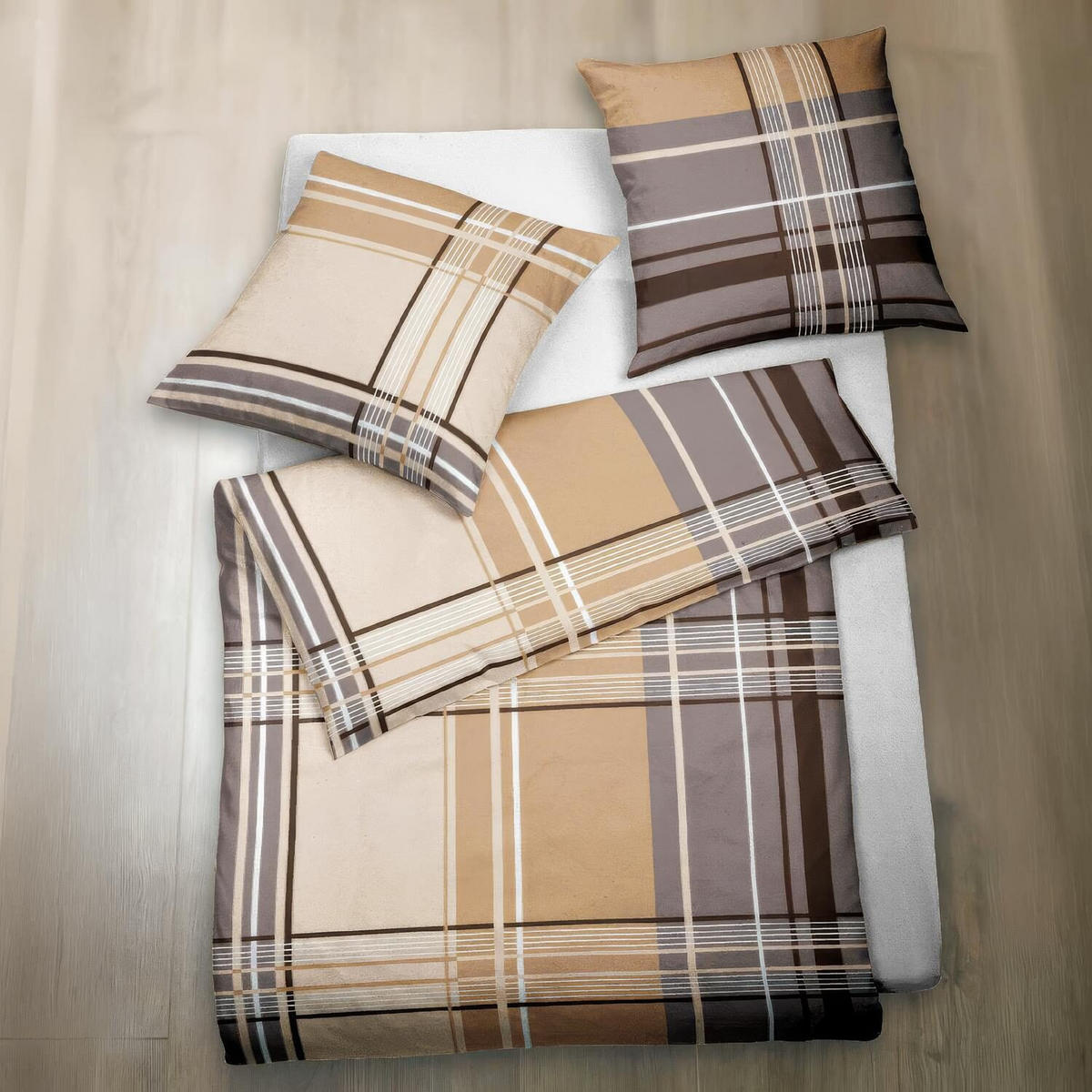 BETTWÄSCHE 135x200 cm - Weiß, Textil (135/200cm)