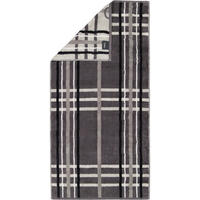 HANDTUCH NOBLESSE CHECK 1089 ANTHRAZIT - 77 - Grau, Textil (50/100cm) - Cawoe