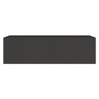 TV-LOWBOARD Veldio hängend Schwarz 100 cm - Schwarz, Holzwerkstoff (100.8/28.5/31.6cm) - Selsey