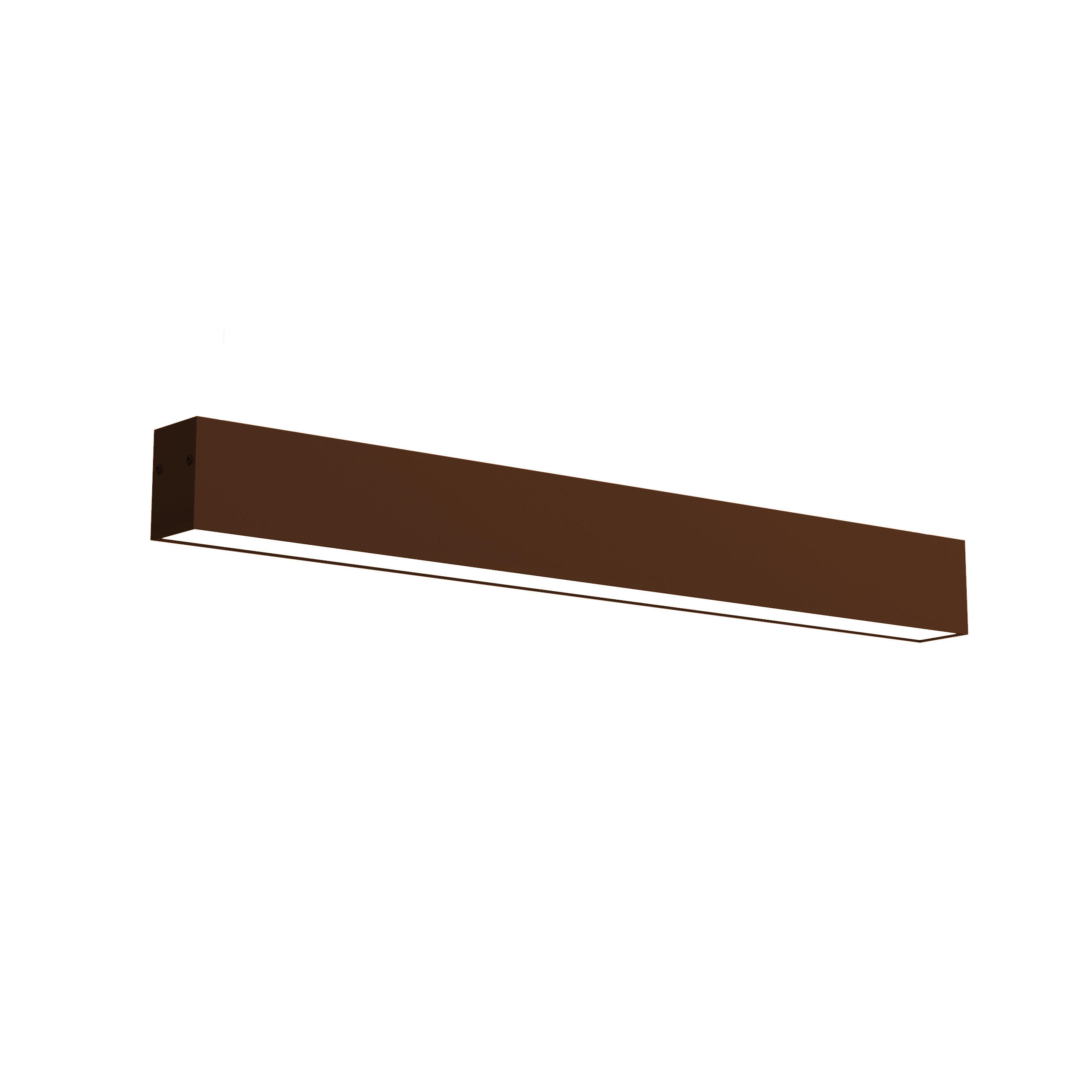 Lumicom Led-Deckenleuchte Dunkelbraun 40x6.3x4.5 cm