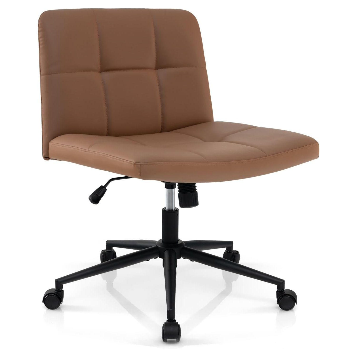 Costway Bürostuhl Braun 68x56x64 cm