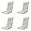 GARTENSTUHLKISSEN Tess 123/50 cm 4er-Set - Lila, Textil (50/7/123cm) - Madison