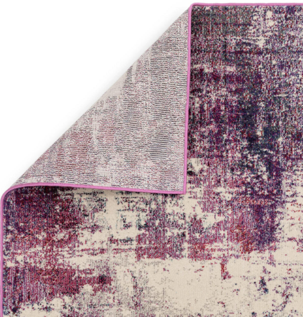 TEPPICH modern Flachgewebe GRAPE Lila 200 x 290 cm - Lila, Textil (200/290cm) - Novatrend