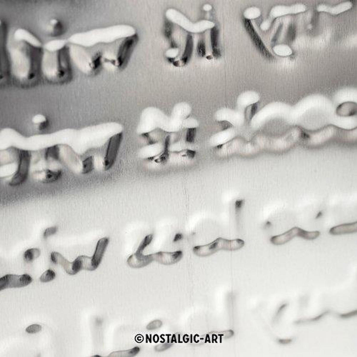 BLECHSCHILD 20/30 cm Home & Country Food Don’t Waste It - Multicolor, Metall (20/30/0.2cm) - Nostalgic-Art