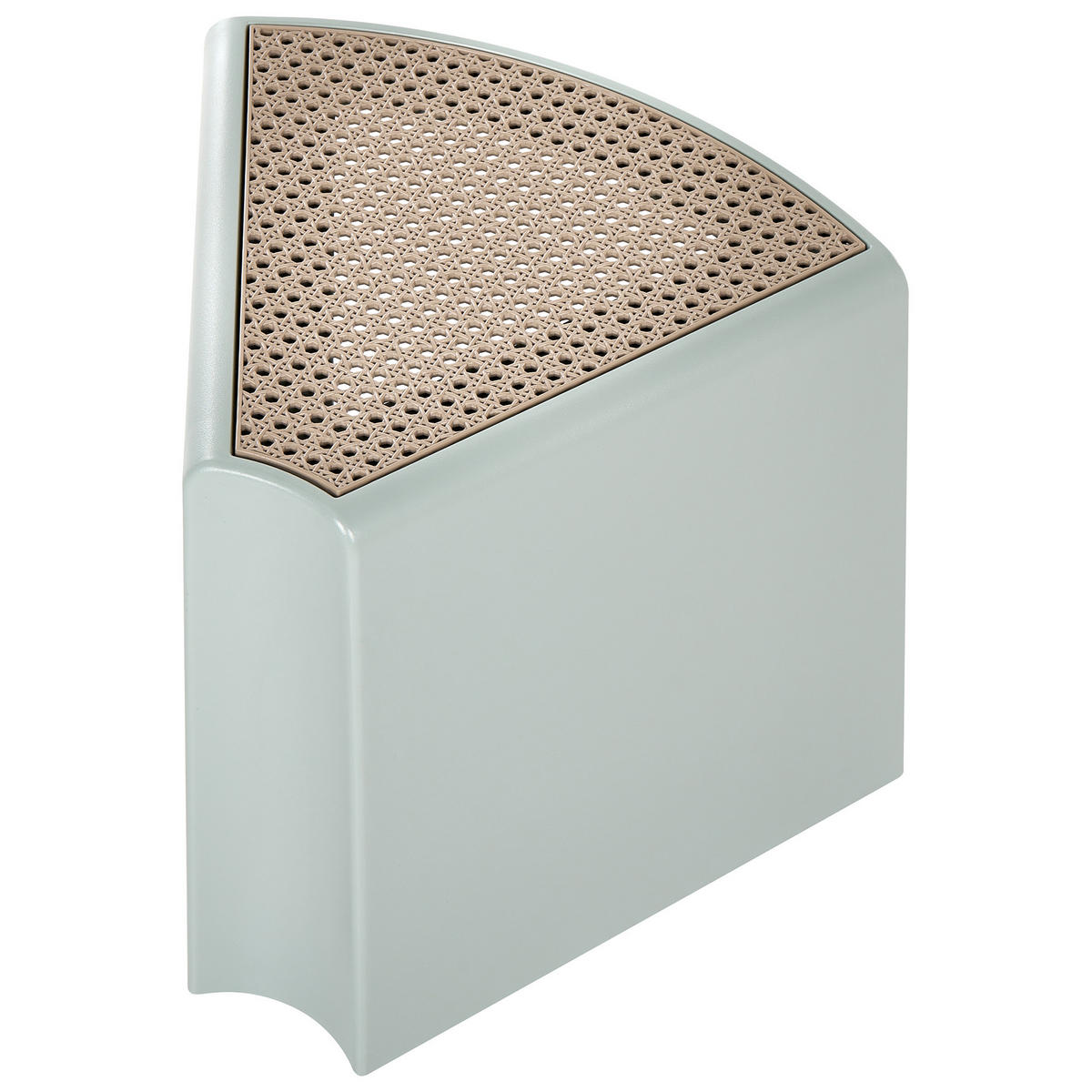GARTENHOCKER 4er-Set Mintgrün Evros - Mintgrün, Kunststoff (43/45/35cm) - Beliani