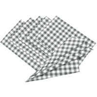 STOFFSERVIETTEN, 6er-Set, 45x45 cm, 100% Baumwolle, Grau - Grau, Textil (45/45cm) - Zollner