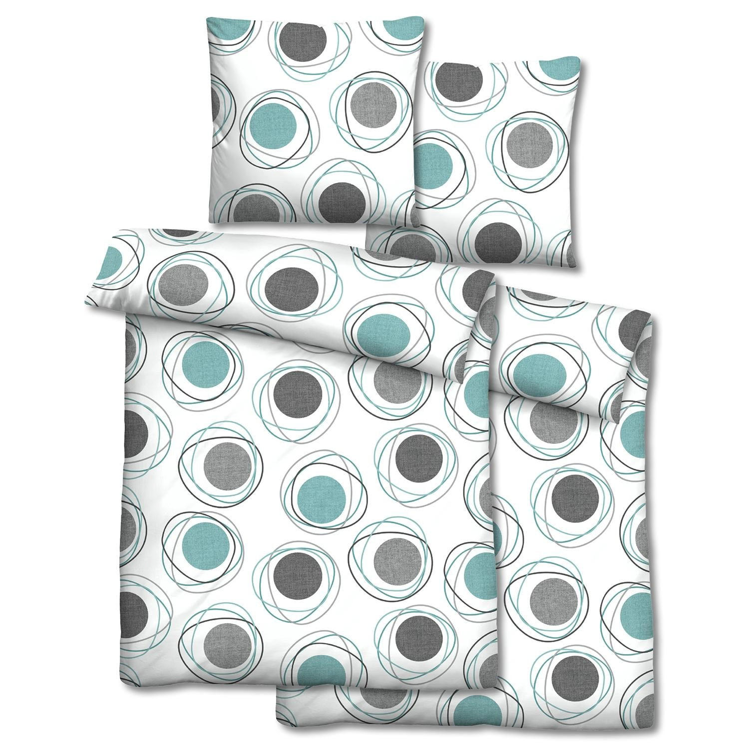 BETTWÄSCHE 155x220 cm - Weiß, Textil (155/220cm)