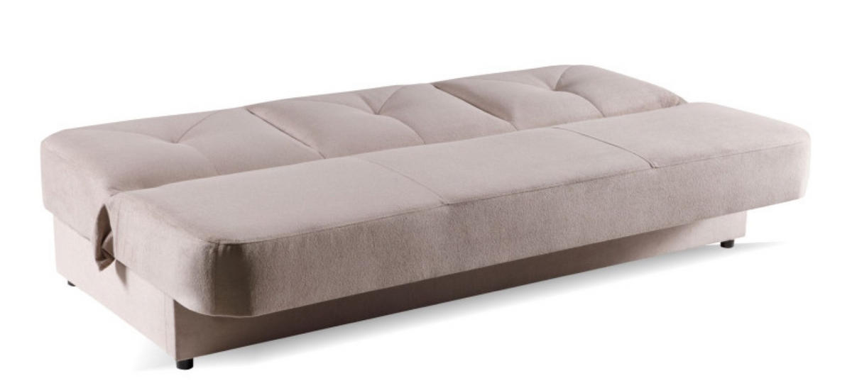 SOFA Silber-Beige ARDO Ohne Armlehnen - Beige, Textil (199/91/91cm) - Sepro Meble