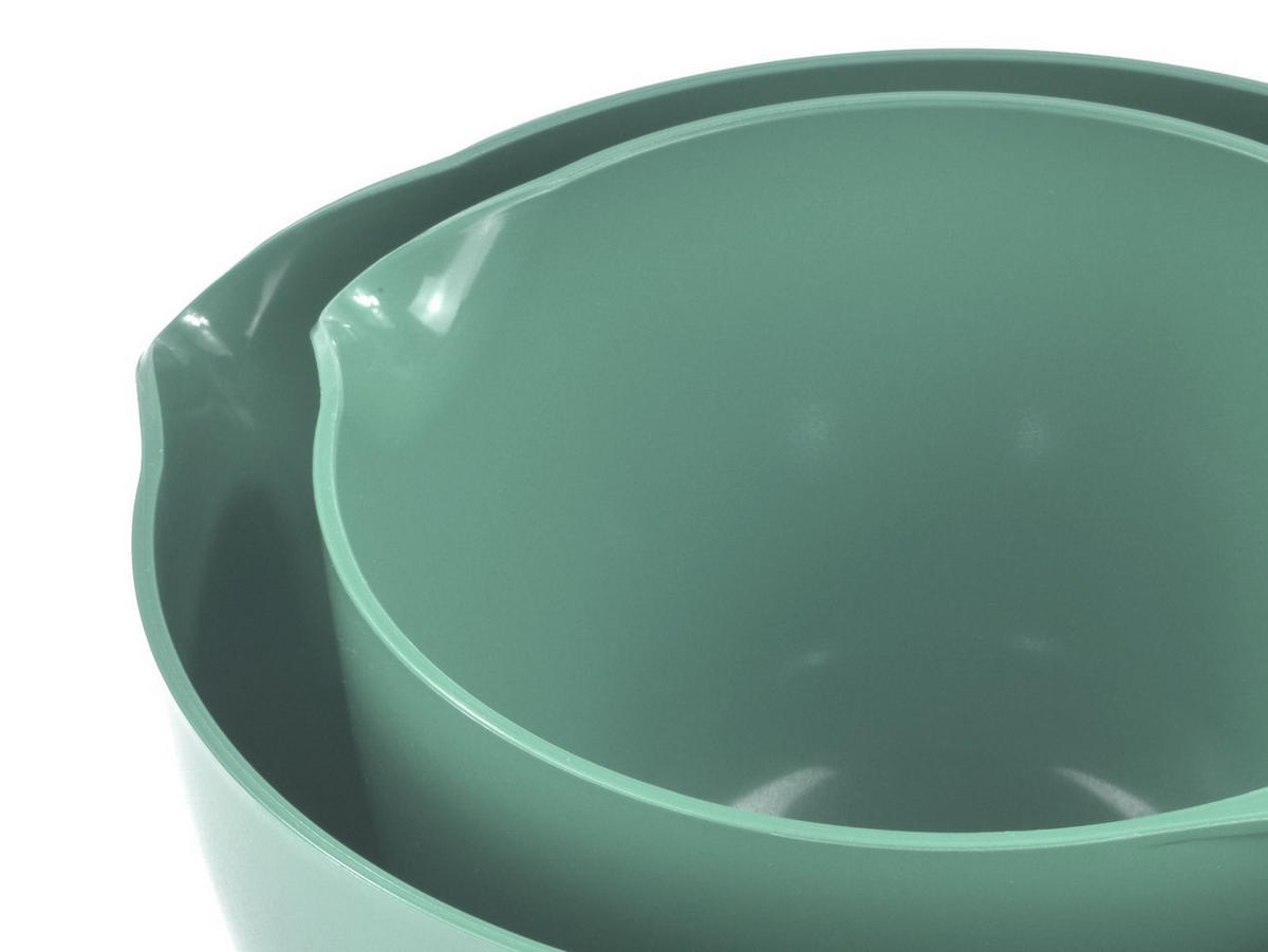 RÜHRSCHÜSSEL-SET Margrethe New türkis grün (2tlg) - Grün, Kunststoff (21/15cm) - Rosti