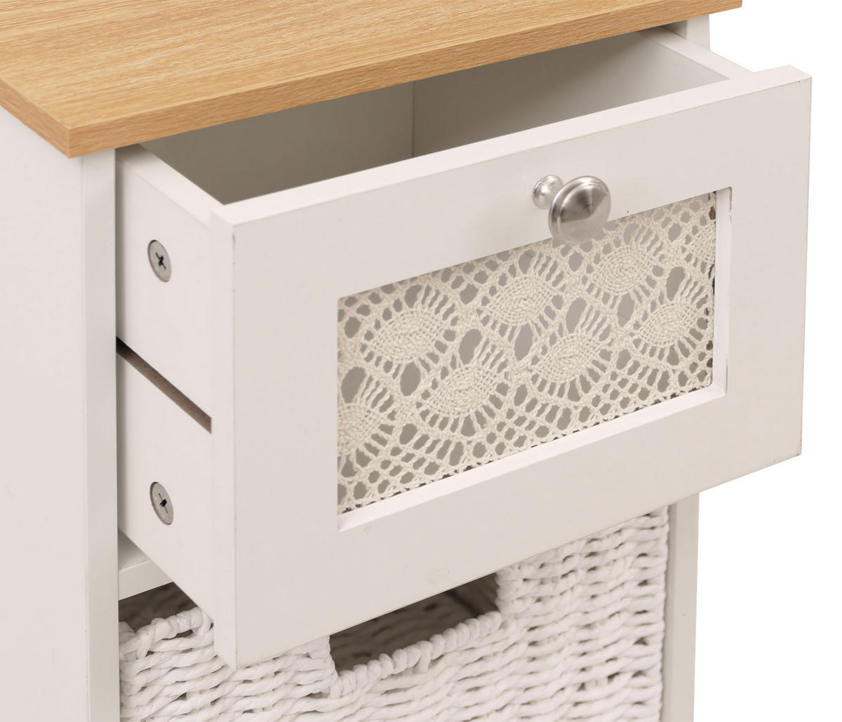 KOMODA Hnědá - hnědá, dřevo (30/63/30cm) - MCW