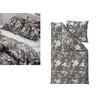 BETTWÄSCHE Garden Bloom II grau 135/200 cm Baumwolle - Grau, Textil (135/200cm) - Södahl