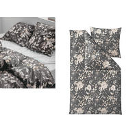 BETTWÄSCHE Garden Bloom II grau 135/200 cm Baumwolle - Grau, Textil (135/200cm) - Södahl