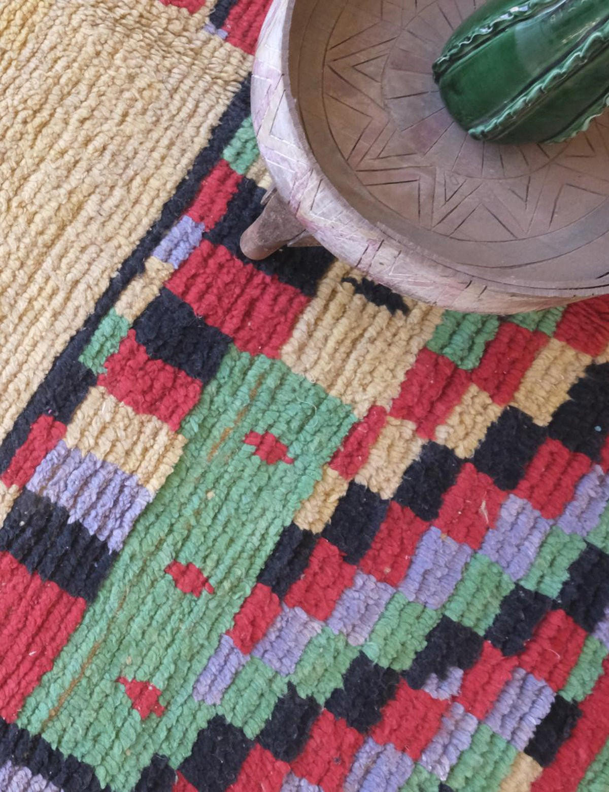 BERBERTEPPICH aus reiner Wolle 175x 247 cm - Multicolor, Naturmaterialien (175/247cm) - AFK Living