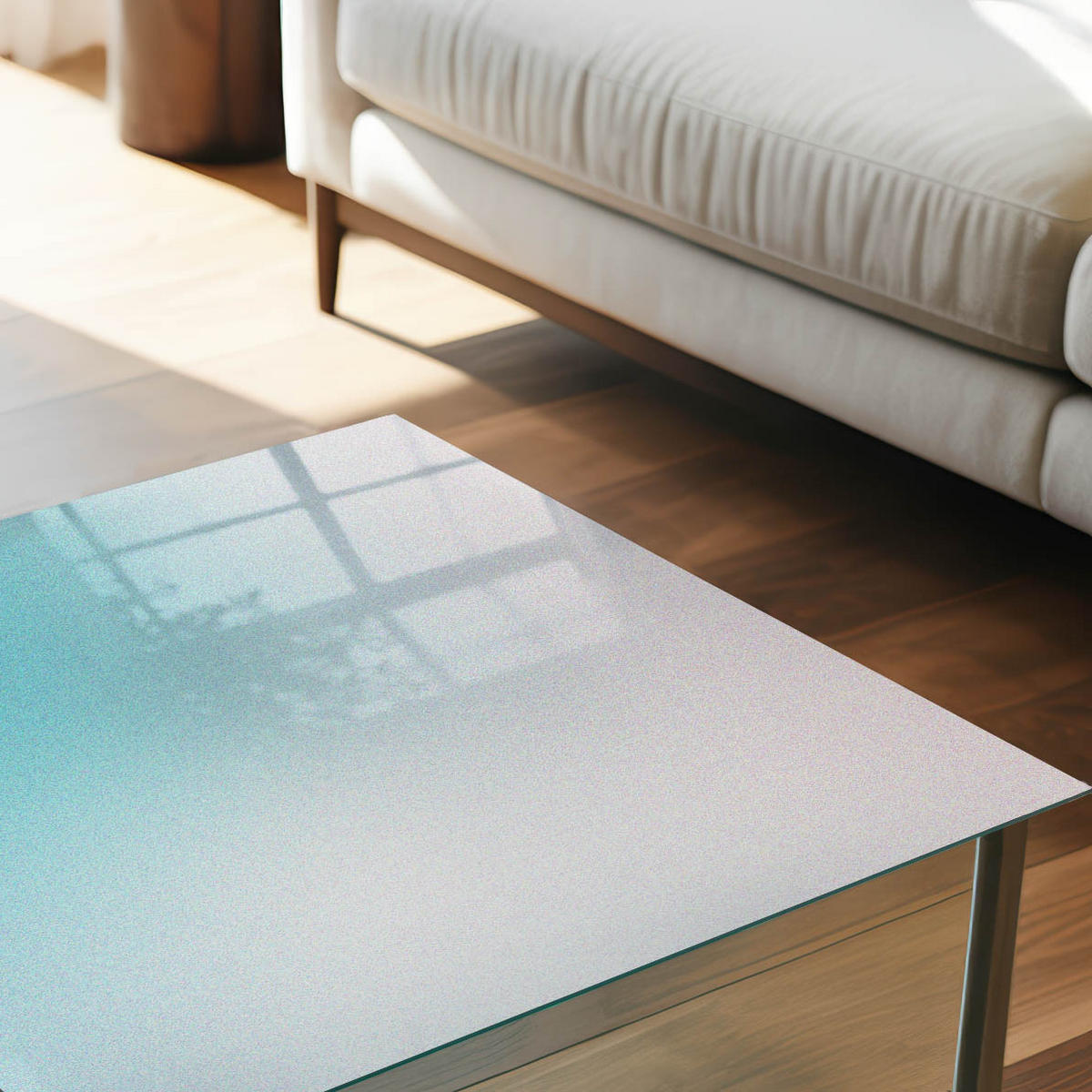 GLASPLATTE 80x60 cm – Pastellfarbener Farbverlauf - Pink, Glas (0.4/80/60cm) - ArtPrintCave