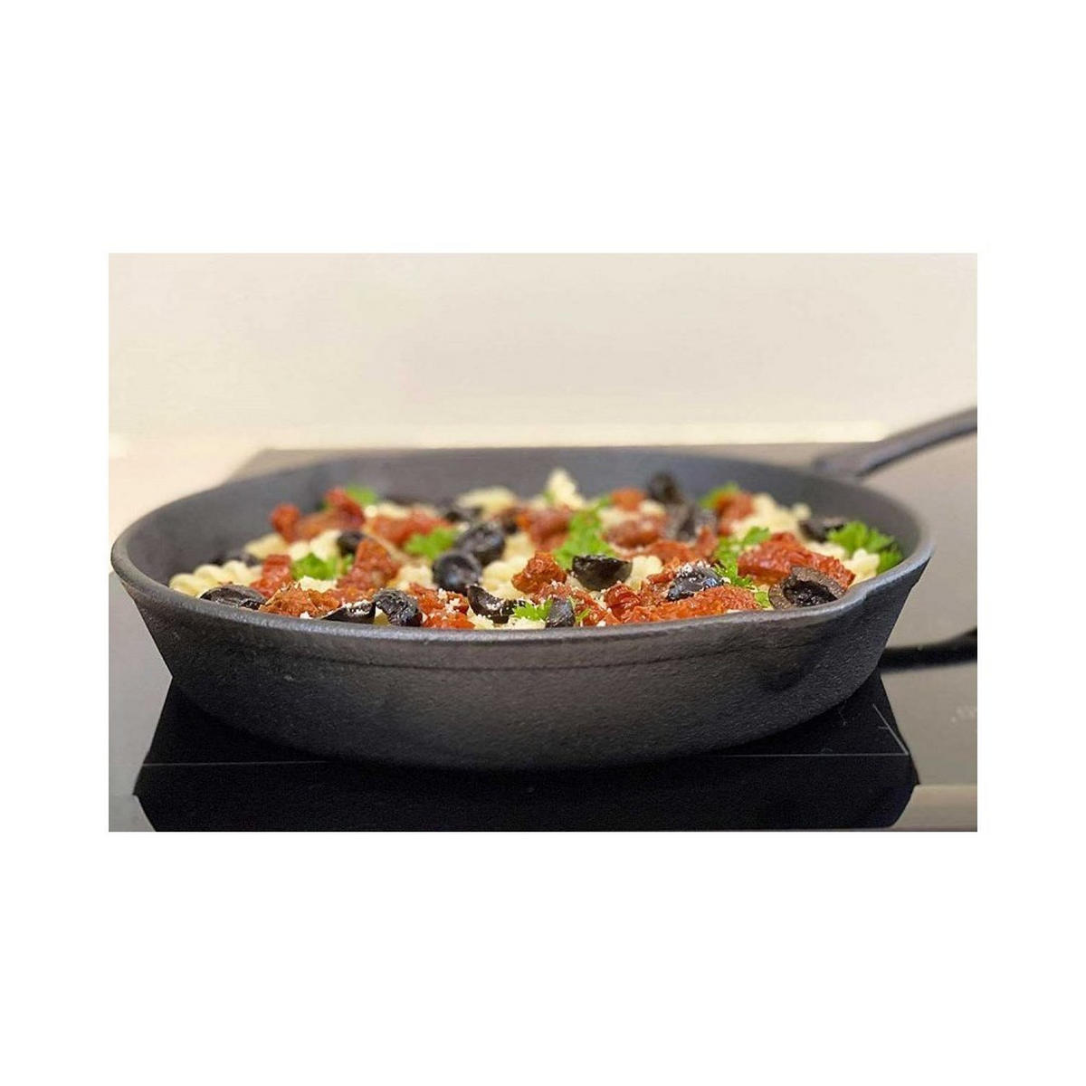 PFANNE Schwarz 20/20/4 cm KH2251 - Schwarz, Metall (20cm) - Kinghoff 