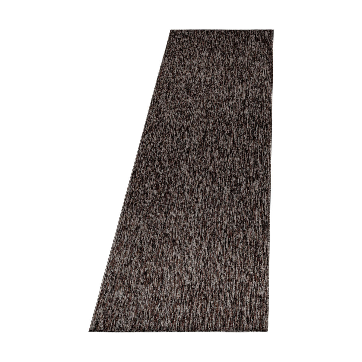 TEPPICH Kurzflor Unifarben Polypropylen saugroboter Wohnzimmer Braun Läufer 80x250 - Braun, Textil (80/250cm) - KADIMA DESIGN