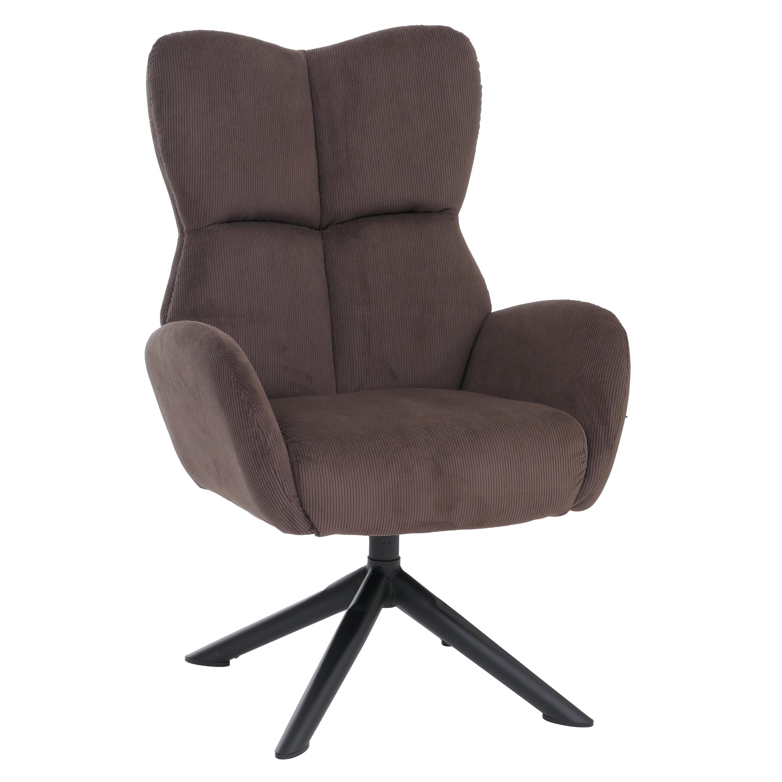 LOUNGESESSEL Dunkelbraun - Dunkelbraun, Textil (72/106/71cm) - MCW