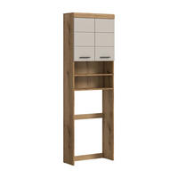 WASCHMASCHINENÜBERBAU Vento (B/H/T: ca. 63/191/24 cm) in Evoak Oak Nachbildung/- - Eichefarben, Holz (63/191/24cm)
