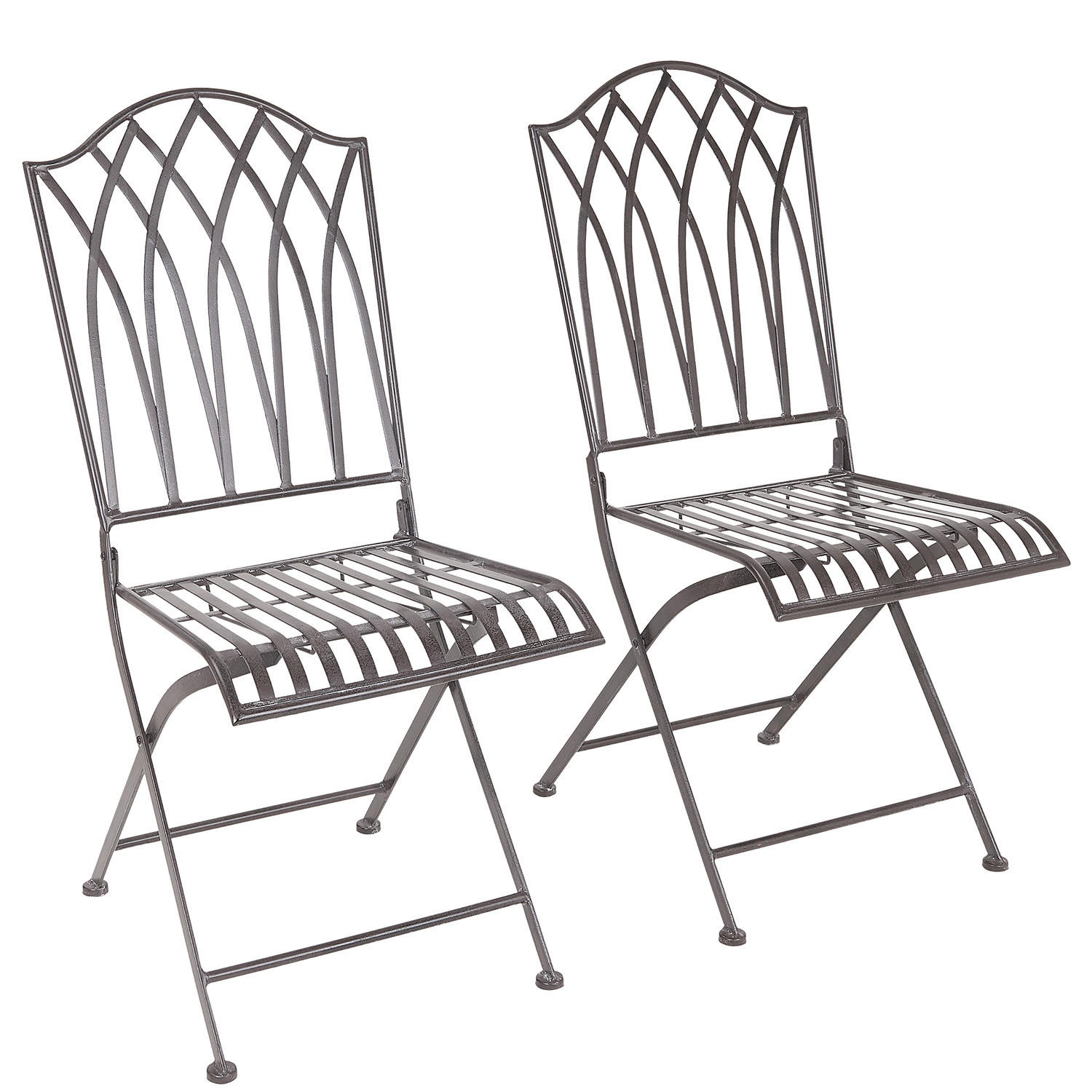 GARTENMÖBEL-SET (3-teilig) Mandala Garden - Braun, Metall - Butlers