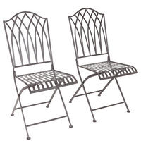 GARTENMÖBEL-SET (3-teilig) Mandala Garden - Braun, Metall - Butlers