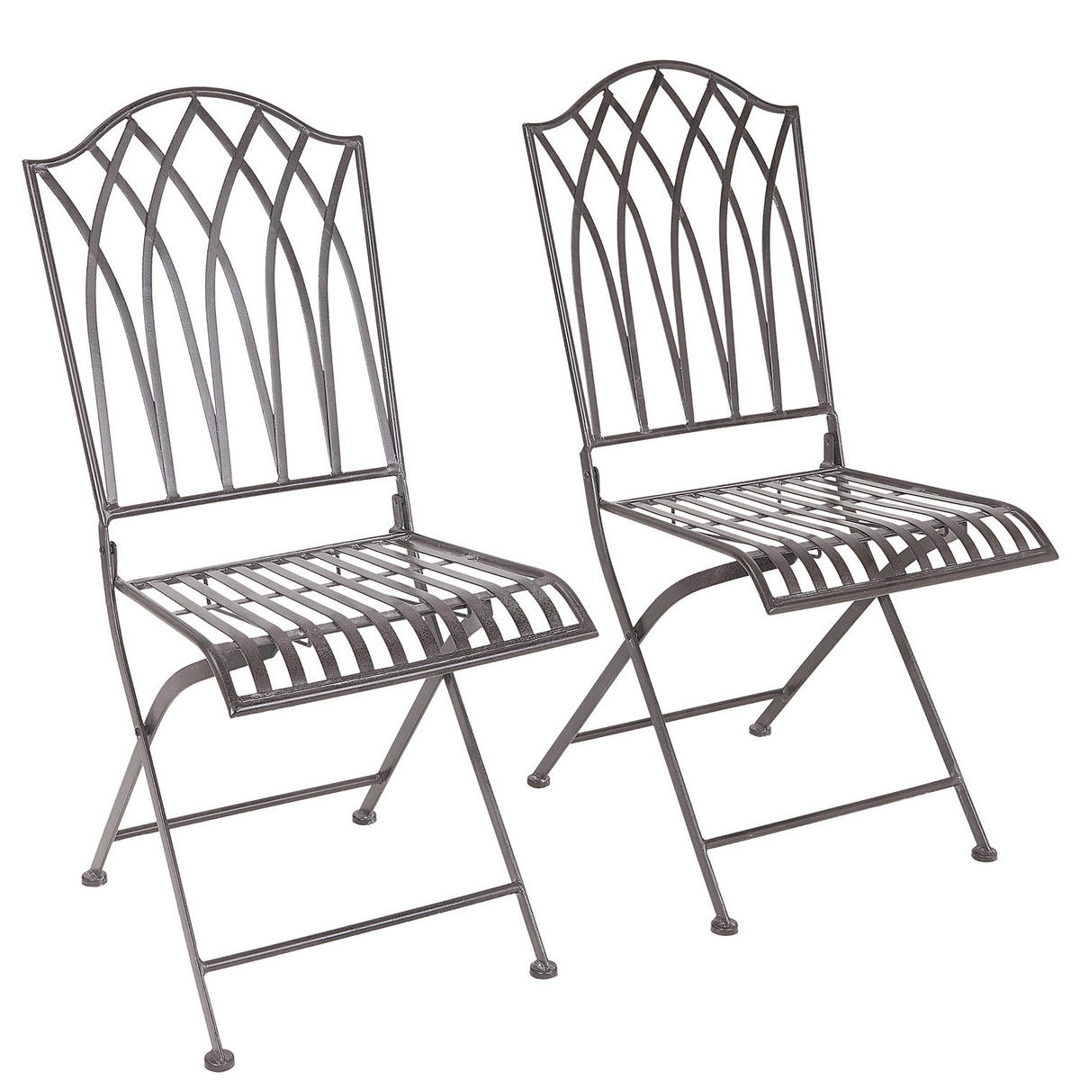 GARTENMÖBEL-SET (3-teilig) Mandala Garden - Braun, Metall - Butlers