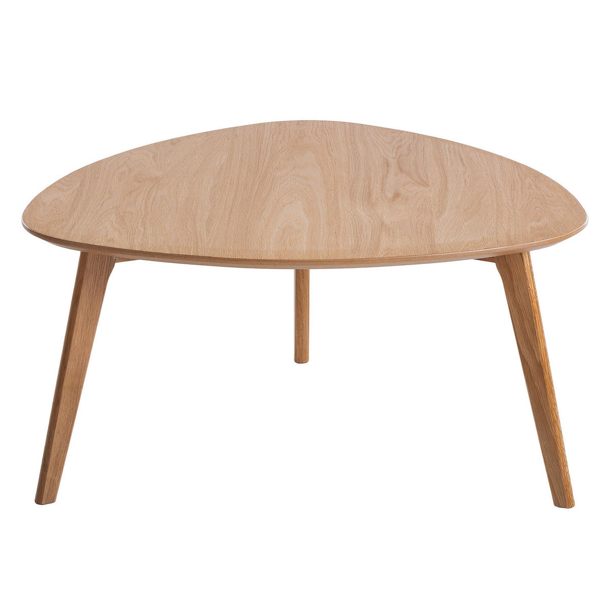 COUCHTISCH - Eiche teilmassiv - Eichefarben, Holzwerkstoff (80/80/40cm) - home24