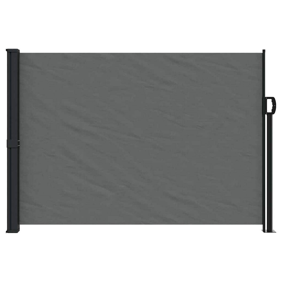 SEITENMARKISE Ausziehbar Anthrazit 140x500 cm - Anthrazit, Textil (500/140/500cm) - furnicato