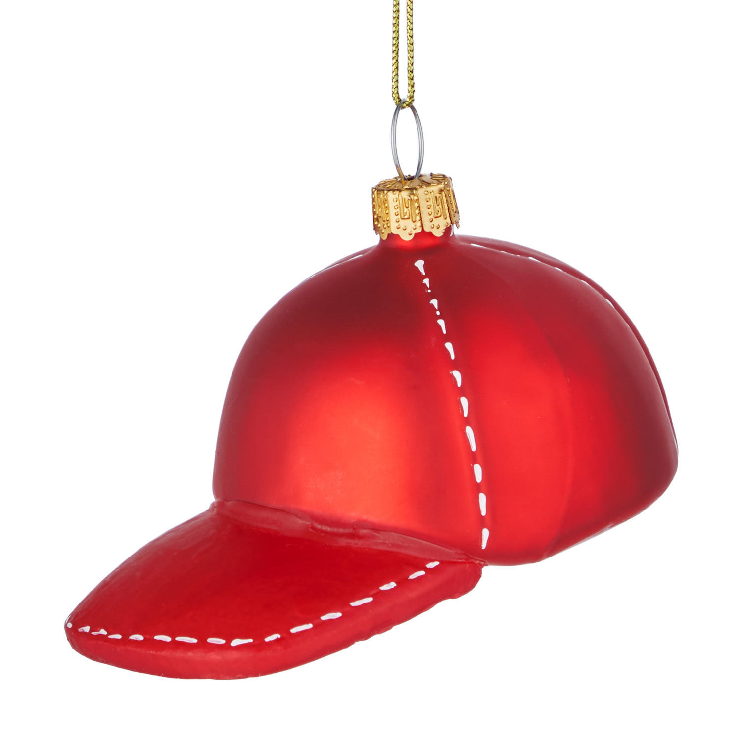 ANHÄNGER HANG ON Basecap - Rot, Glas (5/5/8cm) - Butlers