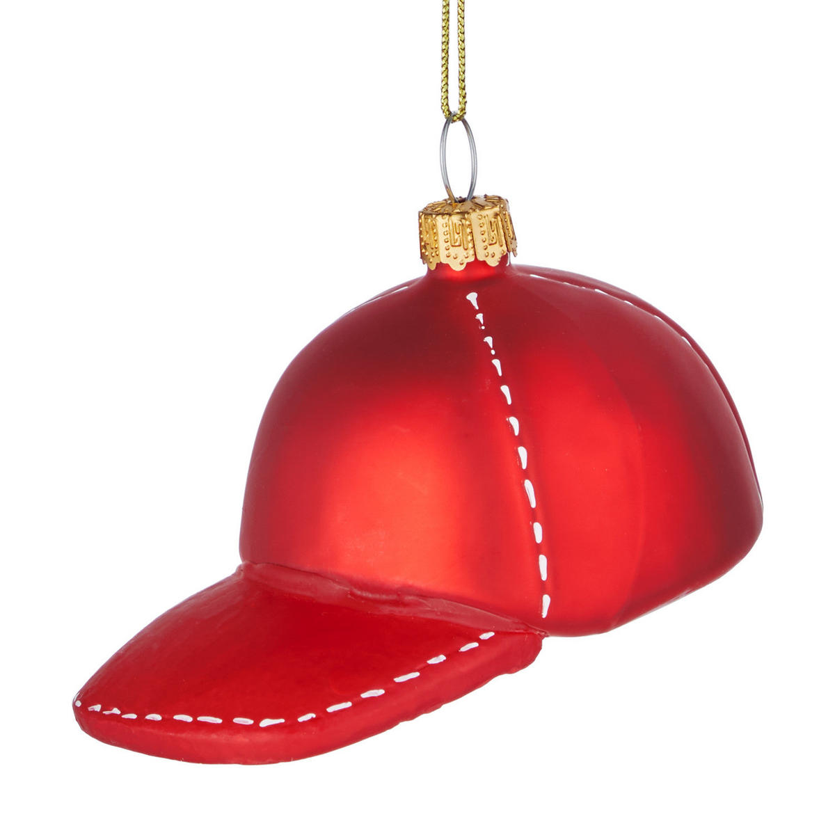 ANHÄNGER HANG ON Basecap - Rot, Glas (5/5/8cm) - Butlers