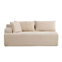 SOFAELEMENT 172/99/74.5 cm Beige Chenillestoff - Beige, Textil (99/74.5/172cm) - Oxeza