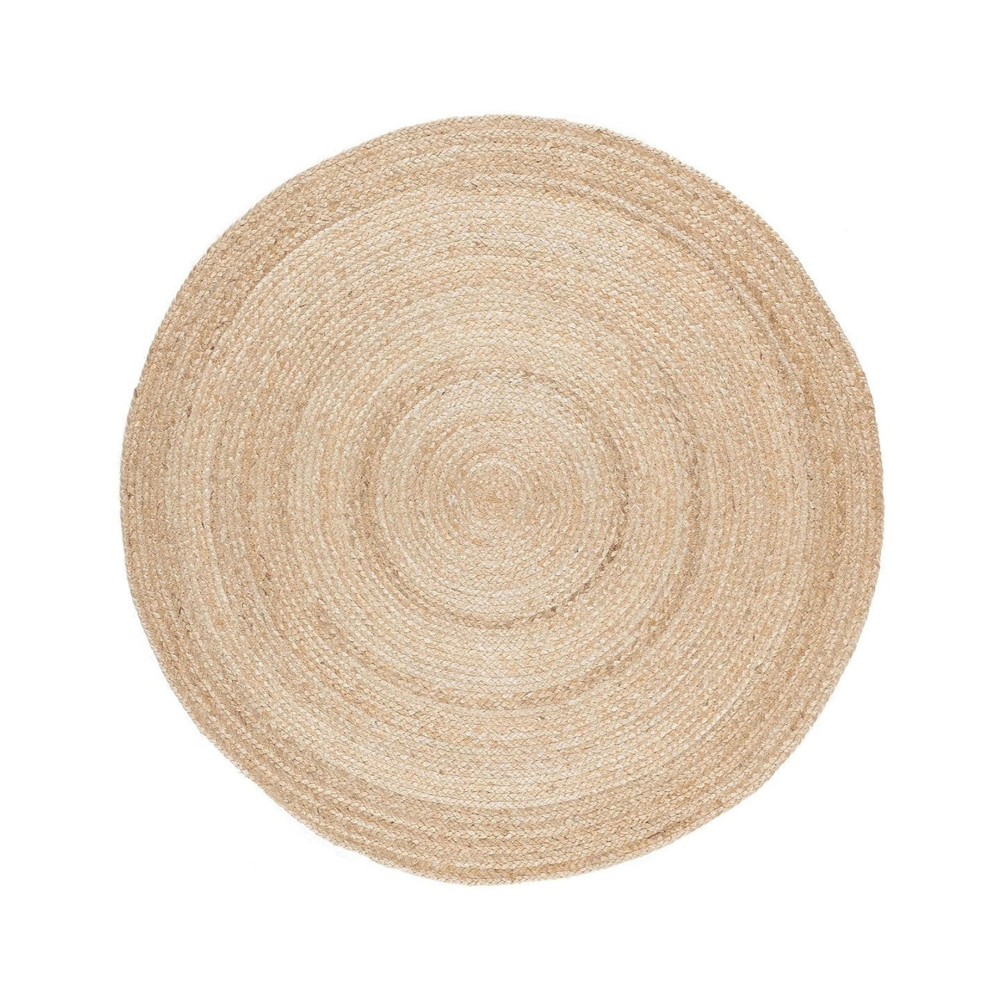 TEPPICH rund aus natürlicher Jute beige - Beige, Naturmaterialien (90/90cm) - AFK Living