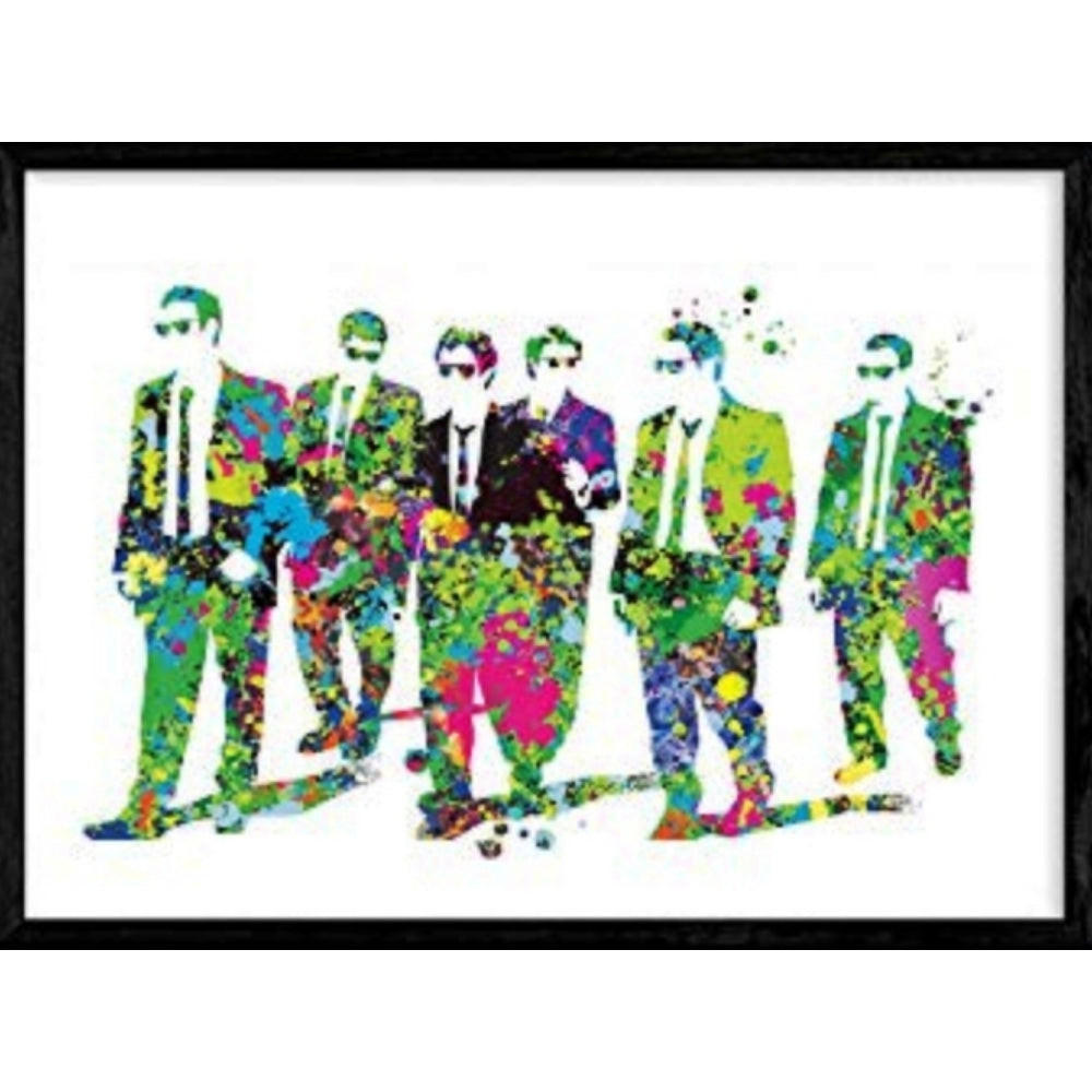 POSTER Reservoir Dogs Watercolourartentwurf A4 Rahmenlos - Klar, Papier (29.7/5/21cm) - Nacnic