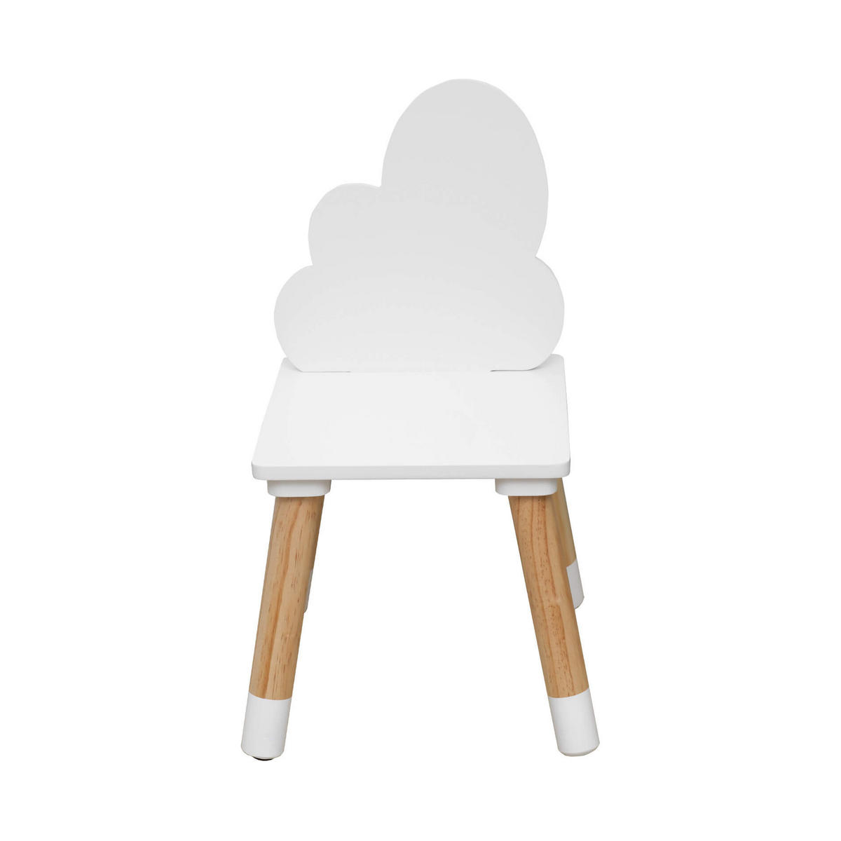 KINDERSTÜHLE 2er Set Weiß 25/25/50 cm - Weiß, Holzwerkstoff (25/50/25cm) - Mobili Rebecca