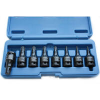 NUSSSET, 8-teilig, Cr-Mo, 1/2 Zoll - Chromfarben, Metall (30/7.8/7.8cm) - BONI-SHOP