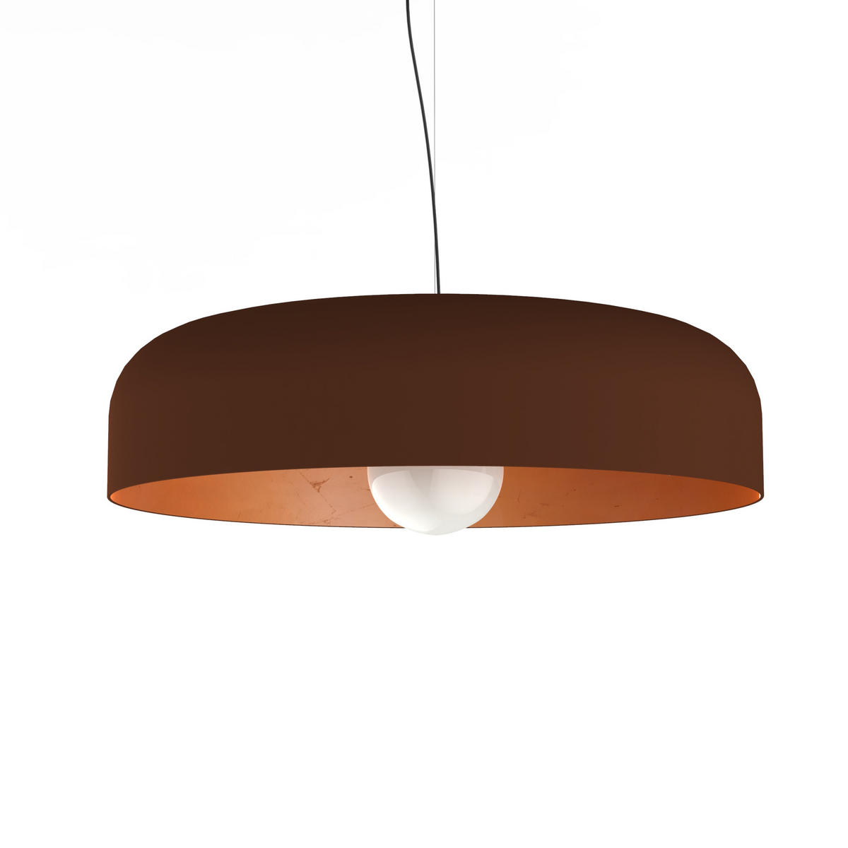 HÄNGELEUCHTE - Braun, Metall (50/50/14cm) - Lumicom