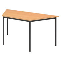 KANTINENTISCH Serie-V 69/160/72 cm in Buchefarben/Schwarz - Buchefarben/Schwarz, Holzwerkstoff (69/160/72cm) - bümö