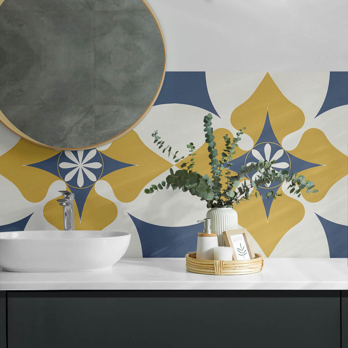 WANDPANEEL 120x60 cm selbstklebend Solvian - Bordeaux, Kunststoff (60/1.6/120cm) - Wallfluent