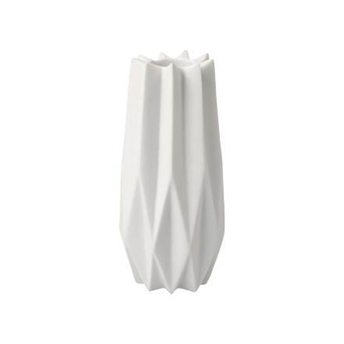 KERZENHALTER Polygono Star, Biskuitporzellan, Biskuit weiß, H 12.5 cm - Weiß, Keramik (6/12.5/6cm) - Goebel