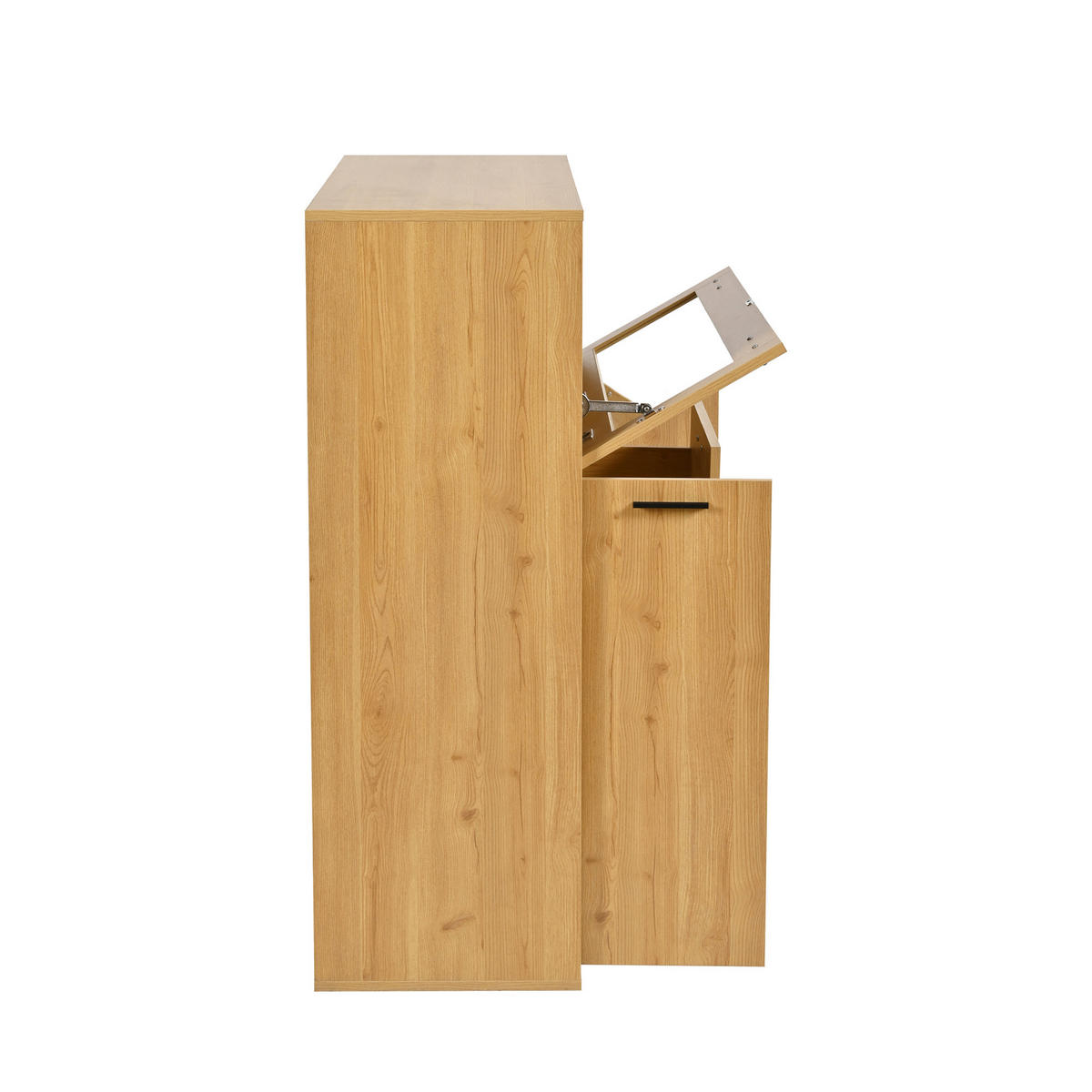 SIDEBOARD Weinschrank Glasregal Weinhalterung modern - Naturfarben, Holzwerkstoff (38/111/110cm) - FLIEKS