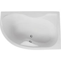 BADEWANNE Eckwanne DORA 170/110 Rechts mit Schürze Ablauf Füße - Weiß, Kunststoff (110/59.5/170cm) - bad land