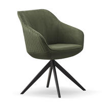ARMLEHNSTUHL KATJA Grün - Grün, Textil/Metall (57/82/62cm) - B&D Home