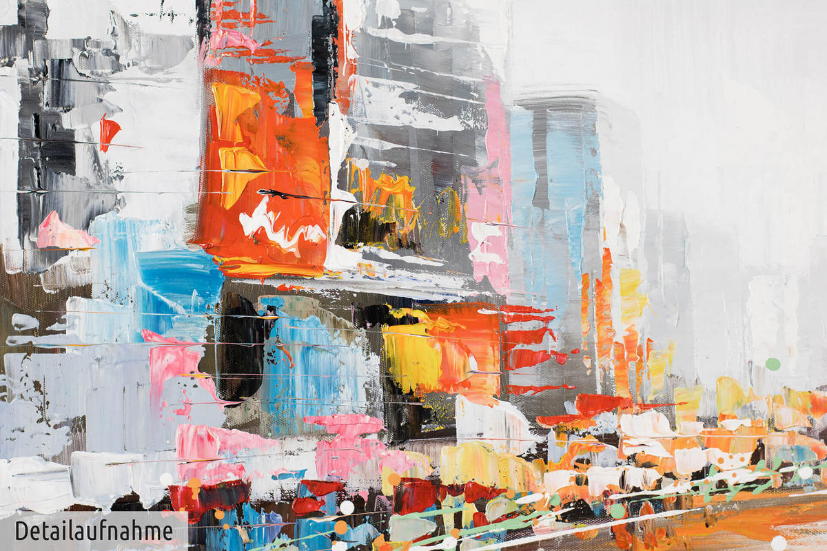 ÖLGEMÄLDE 100/50 cm - Multicolor, Holz/Textil (1.4/50cm) - KUNSTLOFT